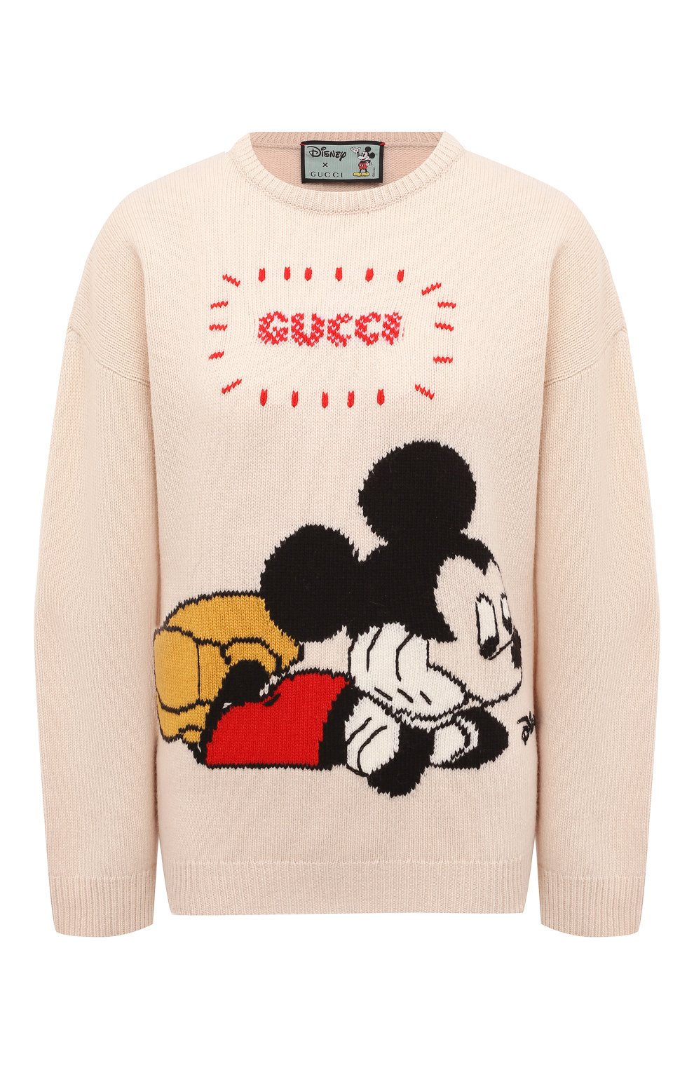 Хлопковый свитер Disney x Gucci Gucci