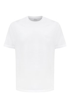 Мужская хлопковая футболка BRIONI белого цвета, арт. UJCA0L/PZ600 | Фото 1 (Принт: Без принта; Рукава: Короткие; Длина (для топов): Стандартные; Региональные ограничения белый список (Axapta Mercury): RU; Мужское Кросс-КТ: Футболка-одежда; Материал внешний: Хлопок; Стили: Кэжуэл)