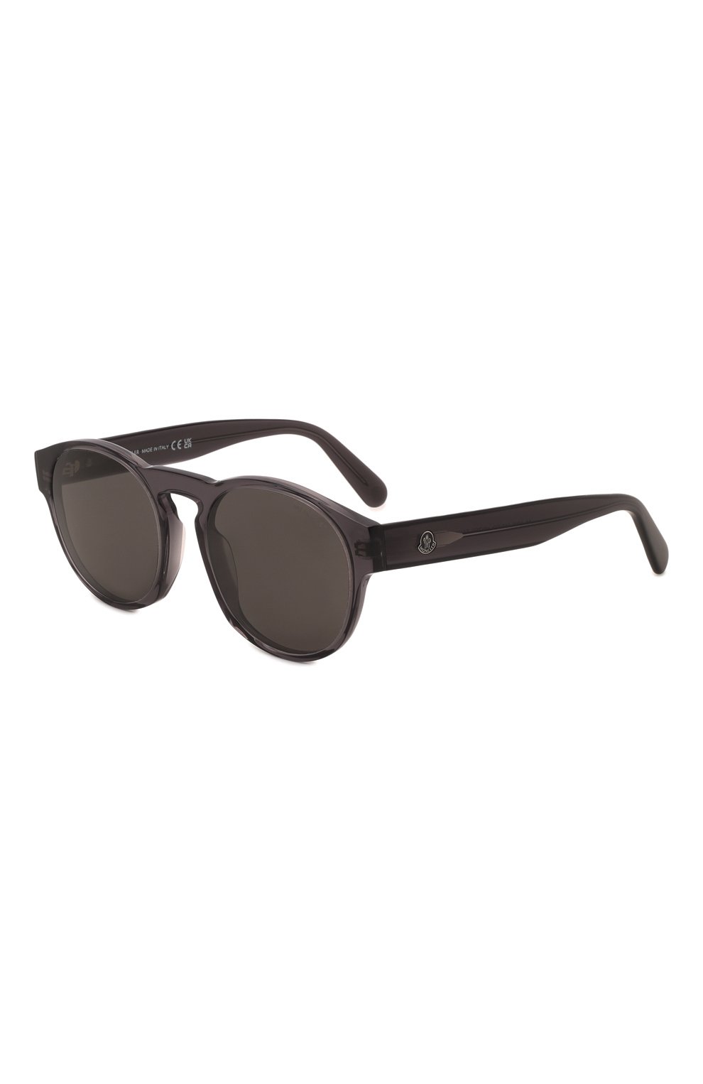 Мужские солнцезащитные очки MONCLER черного цвета, арт. ML 0209 01D 54 с/з очки | Фото 1 (Кросс-КТ: С/з-мужское; Тип очков: С/з; Очки форма: Овальные; Оптика Гендер: оптика-мужское)