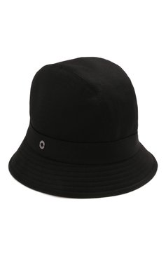 Женская кашемировая шляпа LORO PIANA черного цвета, арт. FAL2348 | Фото 1 (Материал: Текстиль, Кашемир, Шерсть; Материал сплава: Проставлено; Нос: Не проставлено)