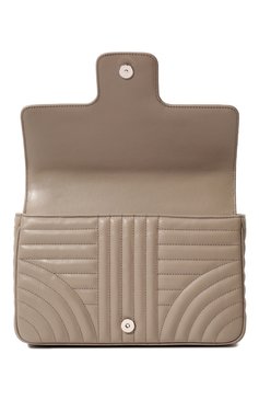 Женская сумка PRADA бежевого цвета, арт. 1BD108-2D91-F0CH4-COI | Фото 6 (Сумки-технические: Сумки через плечо; Материал: Натуральная кожа; Размер: small)