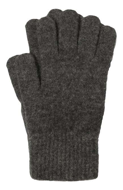 Женские перчатки из шерсти и кашемира YVES SALOMON серого цвета, арт. 23WAA507XXMACL | Фото 1 (Материал: Шерсть, Кашемир, Текстиль)