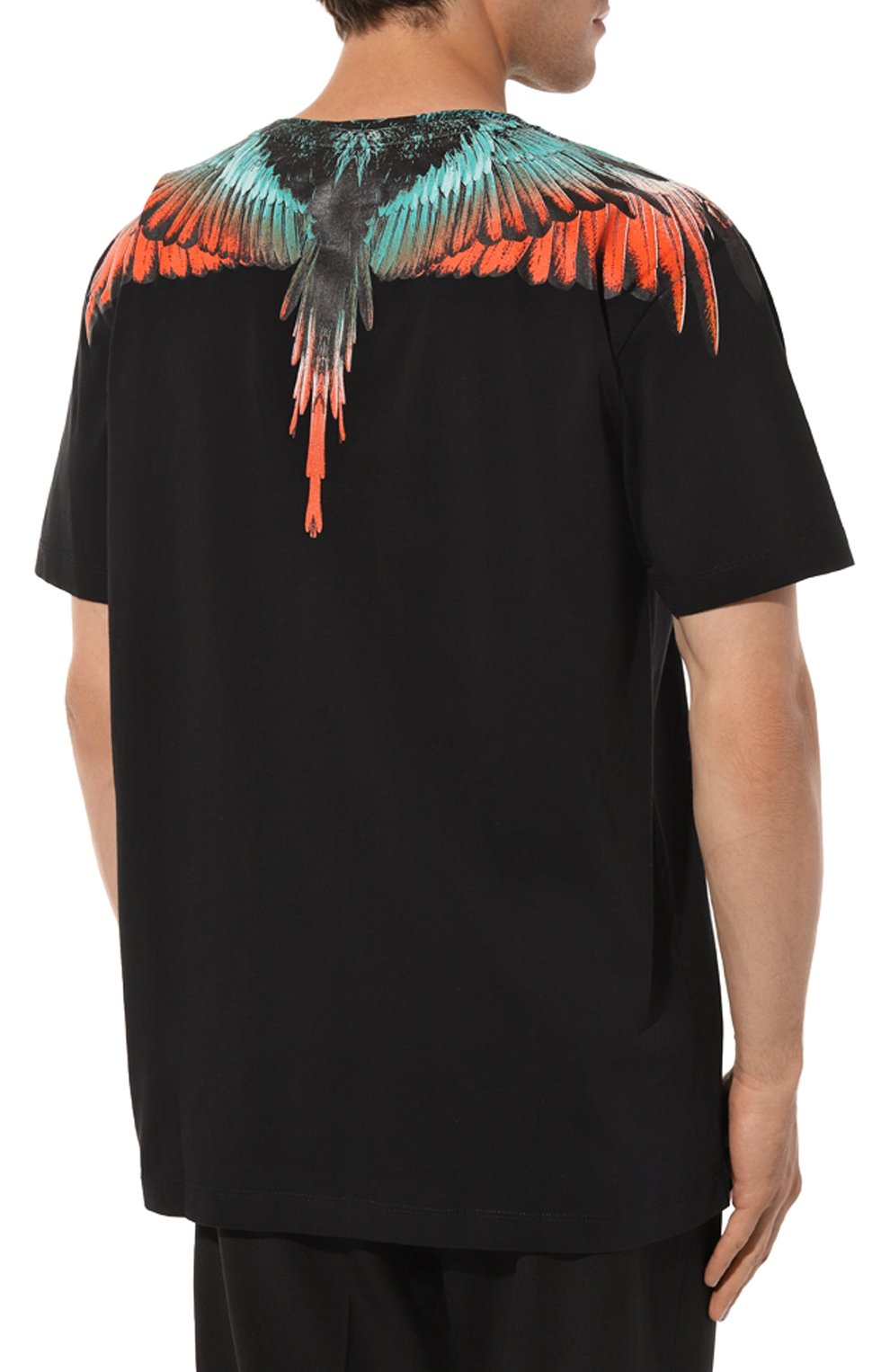 Хлопковая футболка Marcelo Burlon  CMAA018S23JER0011020 Фото 4