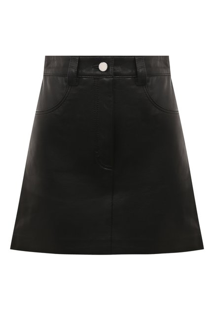 Женская кожаная юбка BATS черного цвета по цене 0 руб., арт. SS21_S10 | Фото 1