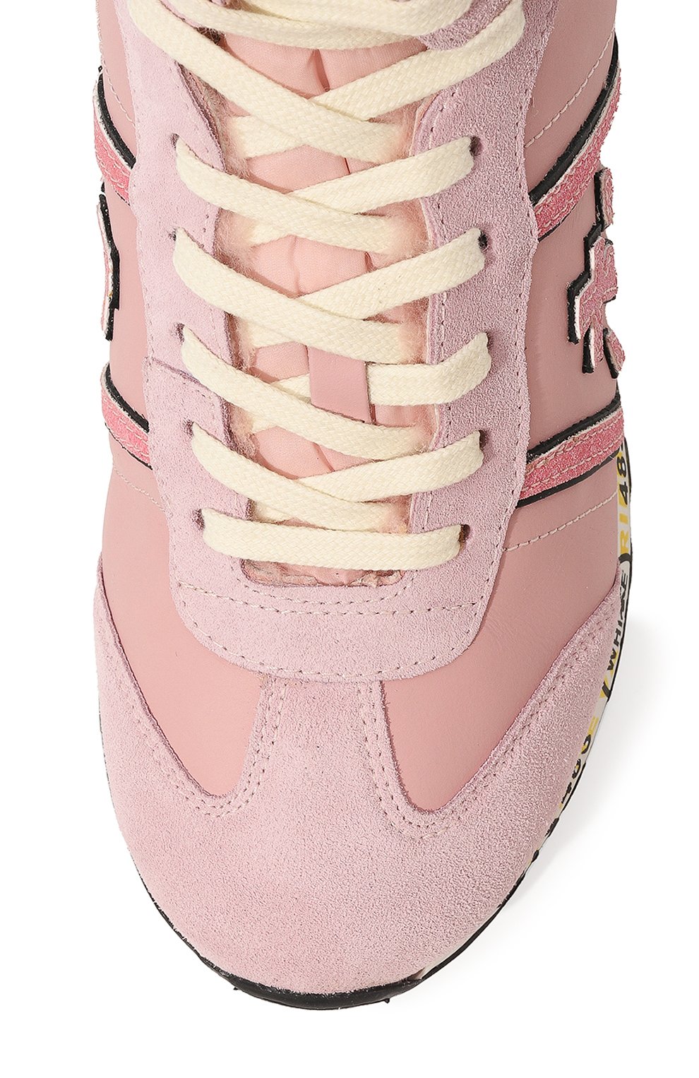Детские кожаные кроссовки PREMIATA WILL BE розового цвета, арт. 19M81811/ADAM M/27-35 | Фото 4 (Материал утеплителя: Натуральный мех; Материал сплава: Проставлено; Нос: Не проставлено)