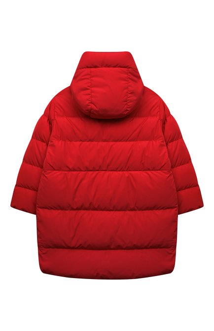 Детская пуховая куртка BACON YOUNG красного цвета, арт. CL0UD 78 GDA | Фото 2 (Рукава: Длинные; Материал подклада: Синтетический материал; Материал утеплителя: Пух и перо; Материал внешний: Синтетический материал; Кросс-КТ: Зима; Девочки Кросс-КТ: Пуховик-верхняя одежда; Драгоценные камни: Проставлено; Материал сплава: Проставлено)