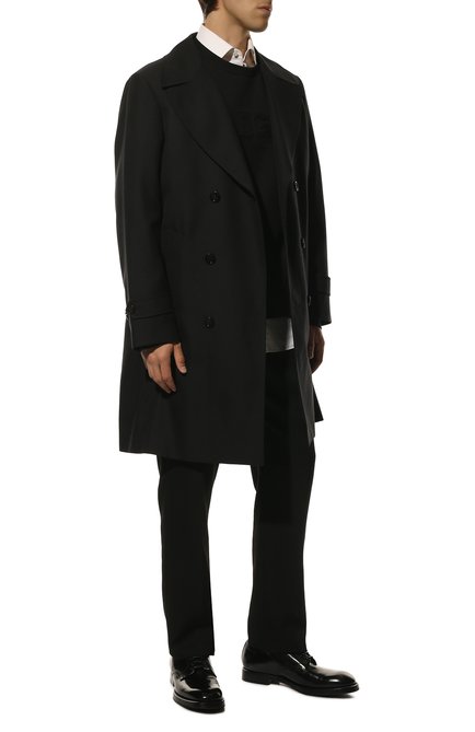 Мужские кожаные дерби DOLCE & GABBANA черного цвета, арт. A10610/A1203 | Фото 2 (Материал внутренний: Натуральная кожа; Стили: Классический; Материал внешний: Кожа; Региональные ограничения белый список (Axapta Mercury): RU; Длина стельки: 30, 24,5, 25,3, 25,7, 26,1, 26,5, 31, 26,9, 27,3, 27,7, 28,1, 28,5, 28,9, 29,3, 30,1, 24,9; толщина подошвы: 1,5; ширина носка стельки: 9,5; высота каблука: 2,8)
