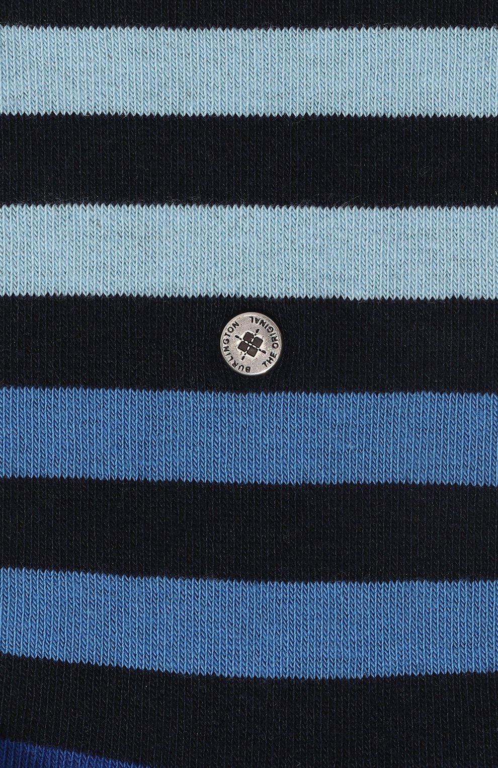 Мужские хлопковые носки BURLINGTON темно-синего цвета, арт. 21083 | Фото 2 (Материал сплава: Проставлено; Кросс-КТ: Носки; Нос: Не проставлено; Материал внешний: Хлопок)