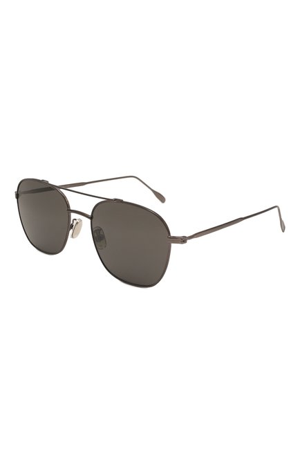 Женские солнцезащитные очки L.G.R. серого цвета, арт. DAKAR 4719 06 GREY | Фото 1 (Тип очков: С/з; Кросс-КТ: С/з-унисекс; Очки форма: Круглые)