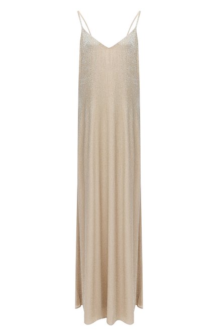 Женское шелковое платье RALPH LAUREN золотого цвета по цене 995000 руб., арт. 290821352 | Фото 1