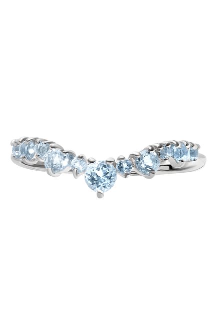 Женское кольцо-корона с голубым топазом  MOONKA серебряного цвета, арт. tr-cr-tpz | Фото 1 (Материал: Серебро; Региональные ограничения белый список (Axapta Mercury): RU)