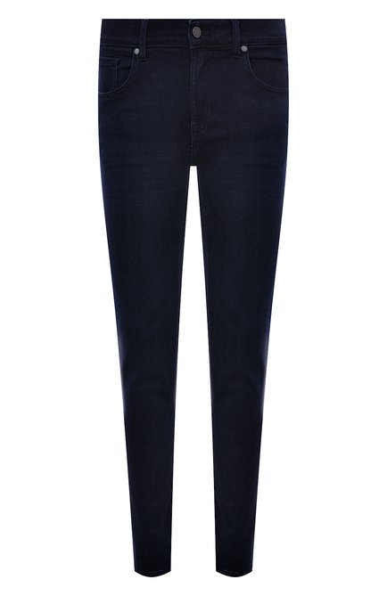 Мужские джинсы 7 FOR ALL MANKIND темно-синего цвета, арт. JSMXR800LC | Фото 1 (Материал внешний: Хлопок; Длина (брюки, джинсы): Стандартные; Драгоценные камни: Проставлено; Материал сплава: Проставлено)