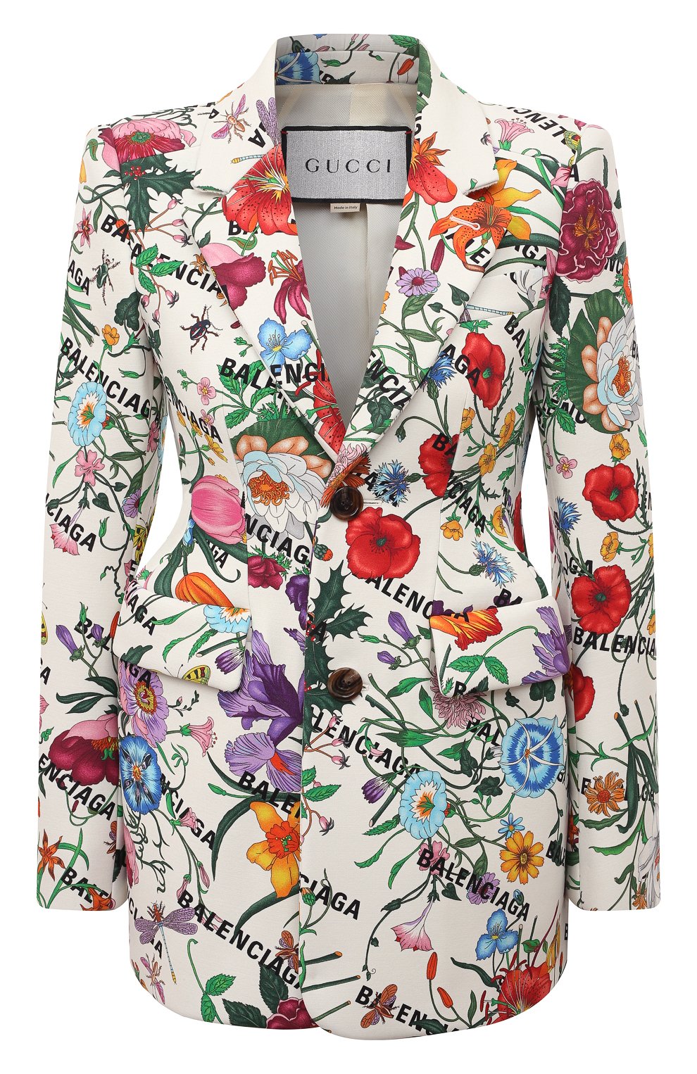 Gucci cheap floral blazer