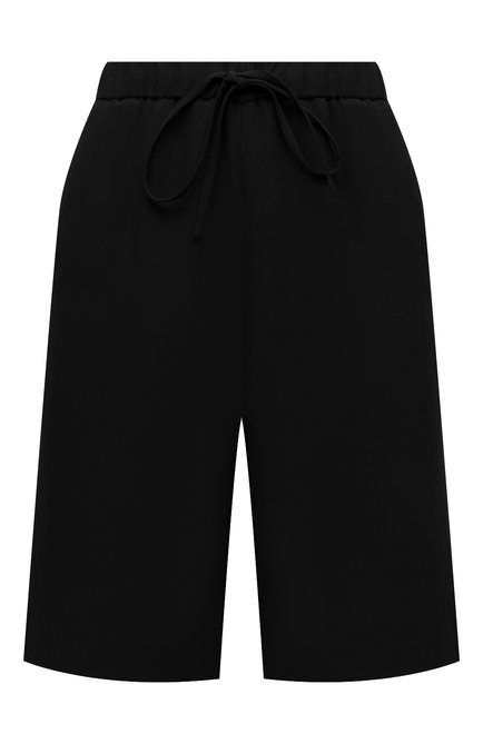 Женские шелковы е шорты VALENTINO черного цвета по цене 119000 руб., арт. XB3RD0B51MM | Фото 1