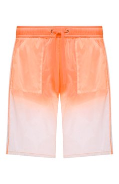 Мужские плавки-шорты MOSCHINO оранжевого цвета, арт. A6164/2313 | Фото 1 (Принт: Без принта; Материал внешний: Синтетический материал; Мужское Кросс-КТ: плавки-шорты)
