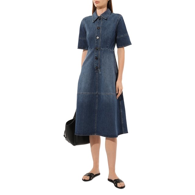 фото Джинсовое платье co