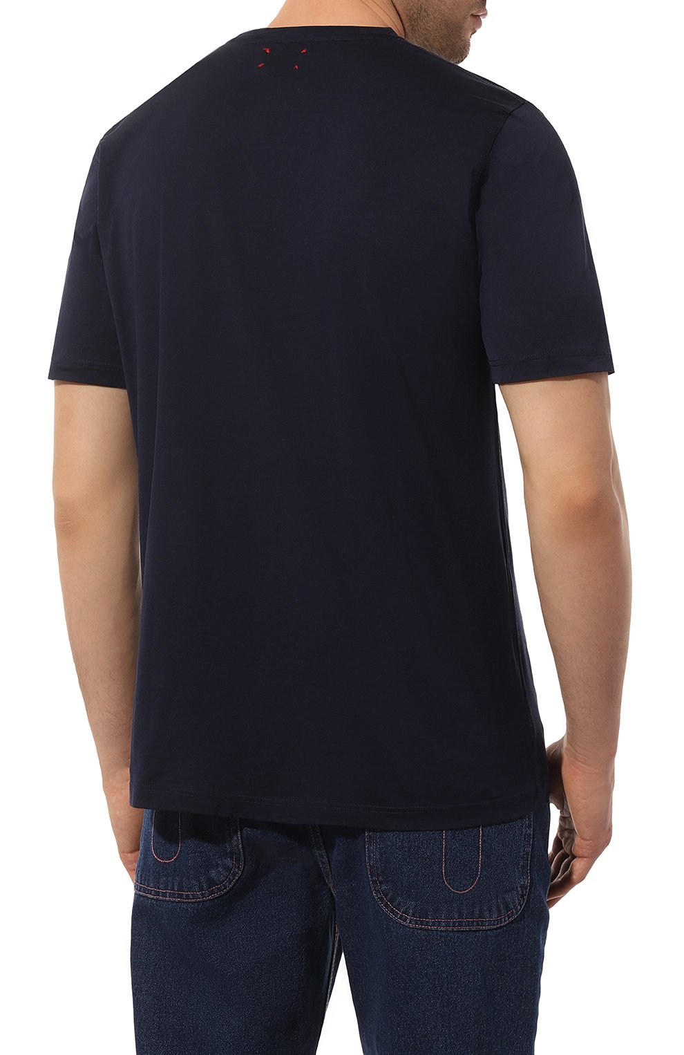 Хлопковая футболка Kiton  UK1367 Фото 4
