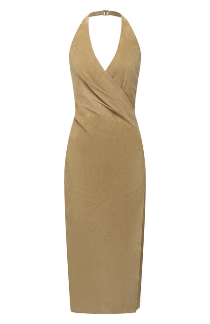 Женское замшевое платье RALPH LAUREN бежевого цвета по цене 342000 руб., арт. 290845558 | Фото 1