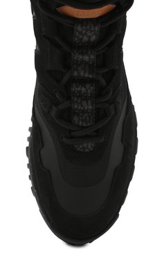 Мужские комбинированные ботинки VERSACE черного цвета, арт. DSU8180/DNATECG | Фото 5 (Материал внешний: Кожа; Мужское Кросс-КТ: Ботинки-обувь; Материал внутренний: Натуральная кожа; Региональные ограничения белый список (Axapta Mercury): RU; Материал утеплителя: Без утеплителя; толщина подошвы: 5; ширина носка стельки: 9,5, 10, 10,2)