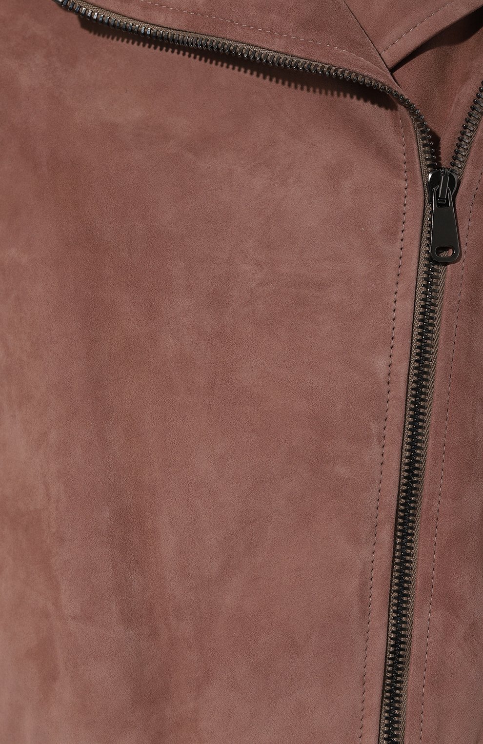 Женская замшевая куртка BRUNELLO CUCINELLI розового цвета, арт. M0PCL2873 | Фото 5 (Кросс-КТ: Куртка; Рукава: Длинные; Материал сплава: Проставлено; Материал подклада: Синтетический материал; Материал внешний: Натуральная кожа; Драгоценные камни: Проставлено; Длина (верхняя одежда): Короткие; Стили: Кэжуэл)