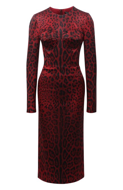 Женское платье DOLCE & GABBANA красного цвета по цене 236500 руб., арт. F6W3TT/FSSGW | Фото 1