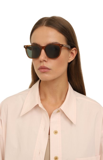 Мужского солнцезащитные очки GAST коричневого цвета, арт. TAZI CARAMEL TZ03 | Фото 2