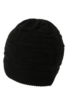 Детского шерстяная шапка WOOLRICH черного цвета, арт. CFWKAC0139MR/UF0659 | Фото 2 (Материал: Текстиль, Шерсть)