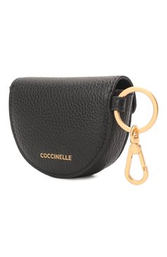 Женская кожаный футляр для ключей beat COCCINELLE черного цвета, арт. E2 LZ4 41 X2 01 | Фото 2 (Материал: Натуральная кожа)