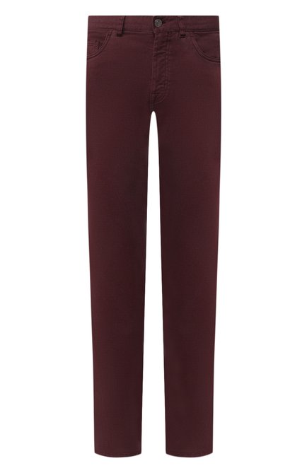 Мужские джинсы BRIONI бордового цвета по цене 69950 руб., арт. SPNJ0M/08T01/STELVI0 | Фото 1