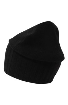 Женская кашемировая шапка NOT SHY черного цвета, арт. 4102030C | Фото 3 (Материал: Текстиль, Кашемир, Шерсть; Материал сплава: Проставлено; Нос: Не проставлено)