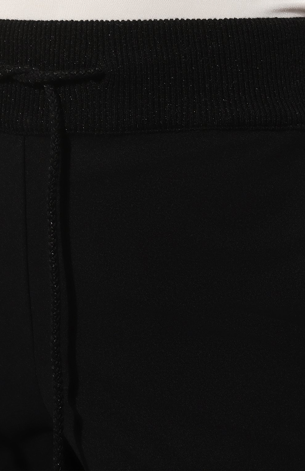 Женские шерстяные брюки PANICALE черного цвета, арт. D330012PA | Фото 5 (Силуэт Ж (брюки и джинсы): Широкие; Материал внешний: Шерсть; Длина (брюки, джинсы): Стандартные; Женское Кросс-КТ: Брюки-одежда; Материал сплава: Проставлено; Драгоценные камни: Проставлено; Стили: Кэжуэл)