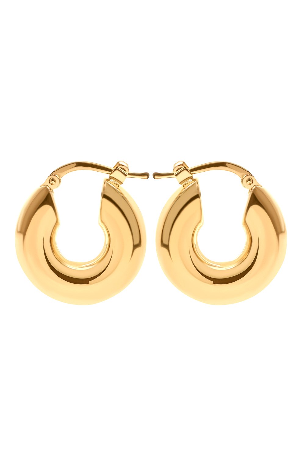 Женские серьги JIL SANDER золотого цвета, арт. J11VG0003 J12002/G0LD | Фото 1 (Материал: Серебро; Региональные ограничения белый список (Axapta Mercury): Не проставлено; Нос: Не проставлено)