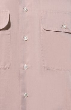 Мужская хлопковая рубашка MUST светло-р озового цвета, арт. CP0/P201 | Фото 5 (Манжеты: На пуговицах; Рукава: Длинные; Воротник: Акула; Случай: Повседневный; Длина (для топов): Стандартные; Материал сплава: Проставлено; Материал внешний: Хлопок; Принт: Однотонные; Драгоценные камни: Проставлено; Стили: Кэжуэл)