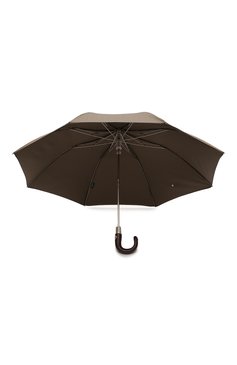 Мужской складной зонт PASOTTI OMBRELLI коричневого цвета, арт. 64S/52682/4/PELLE | Фото 3 (Материал: Текстиль, Синтетический материал, Металл)