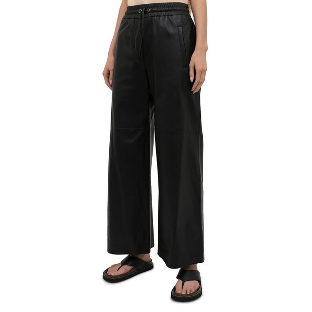 фото Кожаные брюки brunello cucinelli