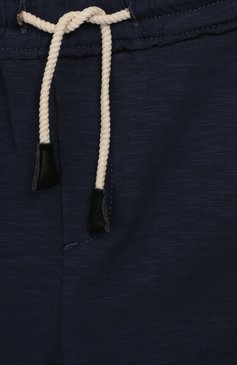 Детские хлопковые шорты MANUEL RITZ синего цвета, арт. MR0681/2A-6A | Фото 3 (Мальчики Кросс-КТ: Шорты-одежда; Материал внешний: Хлопок; Статус проверки: Проверено, Проверена категория)