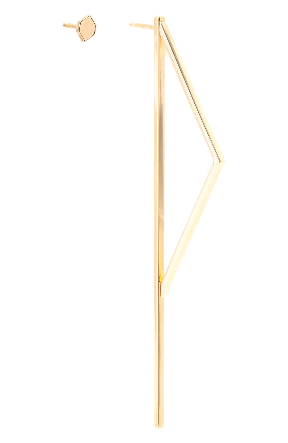 Женские серьги JEWLIA золотого цвета, арт. 0202.JR-19п | Фото 3 (Материал: Золото)