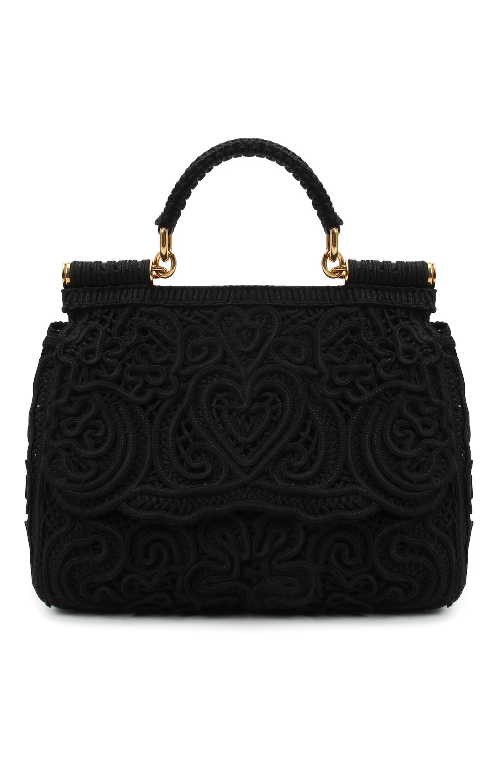 Женская черная сумка sicily DOLCE & GABBANA купить в интернет-магазине ...