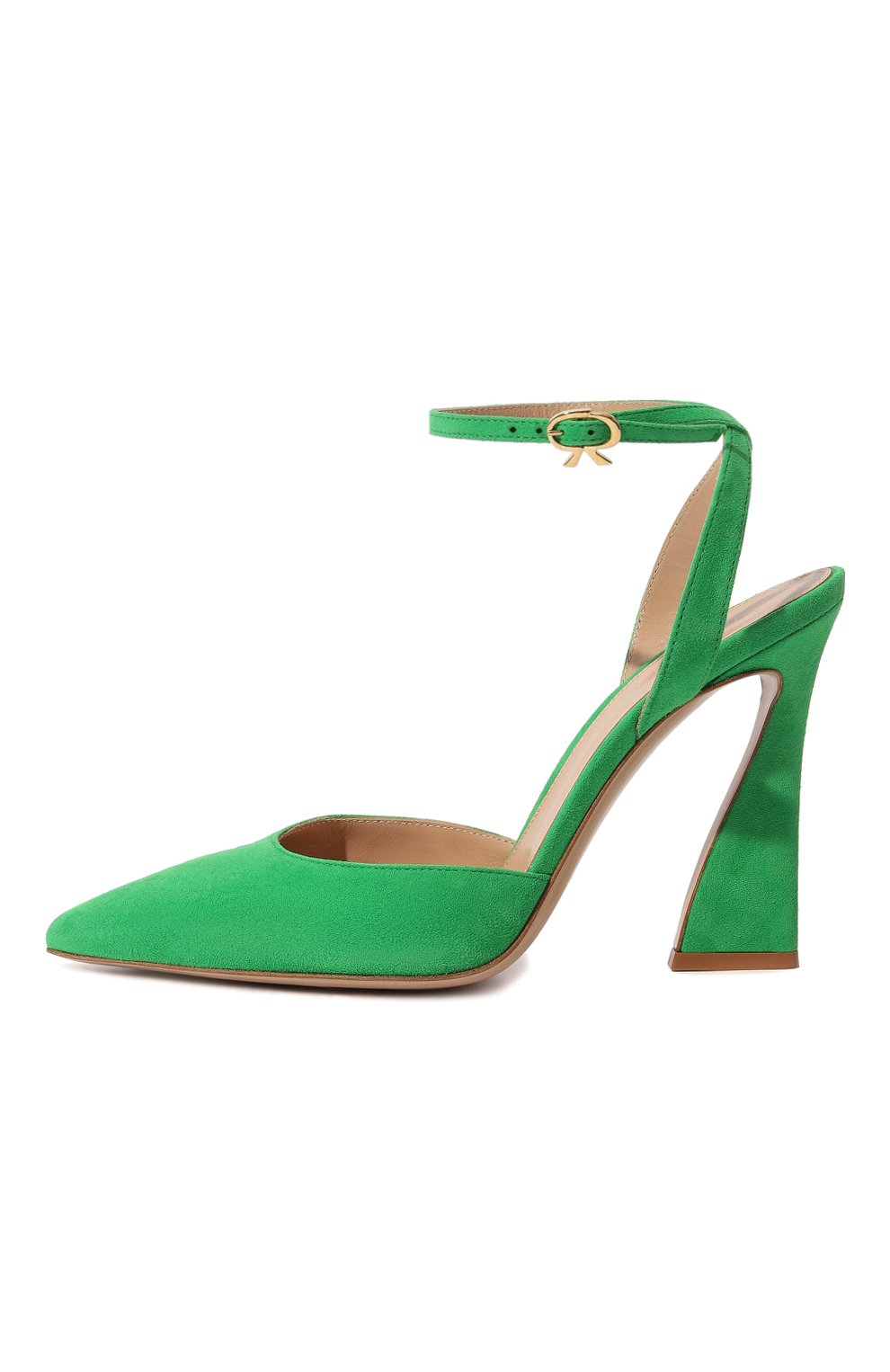 Замшевые туфли Aura Gianvito Rossi  G95393.15RIC.CAMGREE Фото 4