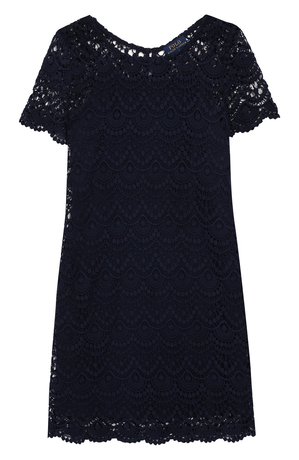 Кружевное платье из хлопка Polo Ralph Lauren