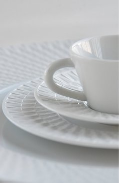 Кофейная чашка с блюдцем twist BERNARDAUD белого цвета, арт. 1836/79 | Фото 2 (Ограничения доставки: fragile-2)