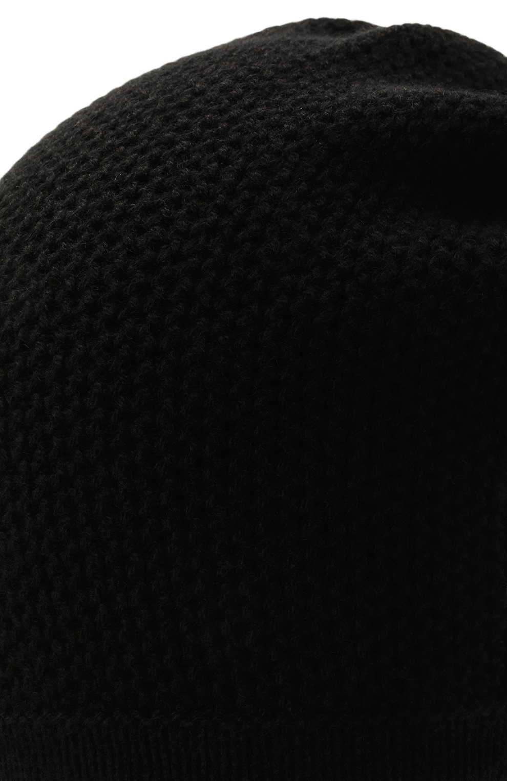Женская кашемировая шапка INVERNI черного цвета, арт. 5263 CM | Фото 4 (Материал: Текстиль, Кашемир, Шерсть)