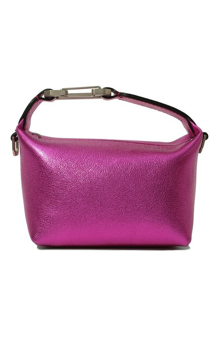 Женская сумка moonbag mini EERA фуксия цвета, арт. TMLAFH | Фото 1 (Материал: Натуральная кожа; Размер: mini; Ремень/цепочка: На ремешке; Сумки-технические: Сумки top-handle)