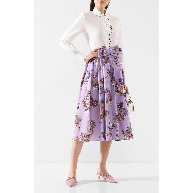 фото Хлопковая юбка vivetta