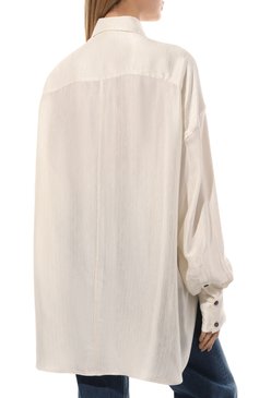  Женская рубашка из вискозы и льна THE MANNEI белого цвета, арт. BILBA0 SHIRT/WHITE | Фото 4 (Рукава: Длинные; Принт: Без принта; Региональные ограничения белый список (Axapta Mercury): Не проставлено; Женское Кросс-КТ: Рубашка-одежда; Длина (для топов): Удлиненные; Материал сплава: Проставлено; Нос: Не проставлено; Материал внешний: Вискоза, Лен; Драгоценные камни: Проставлено; Стили: Романтичный)
