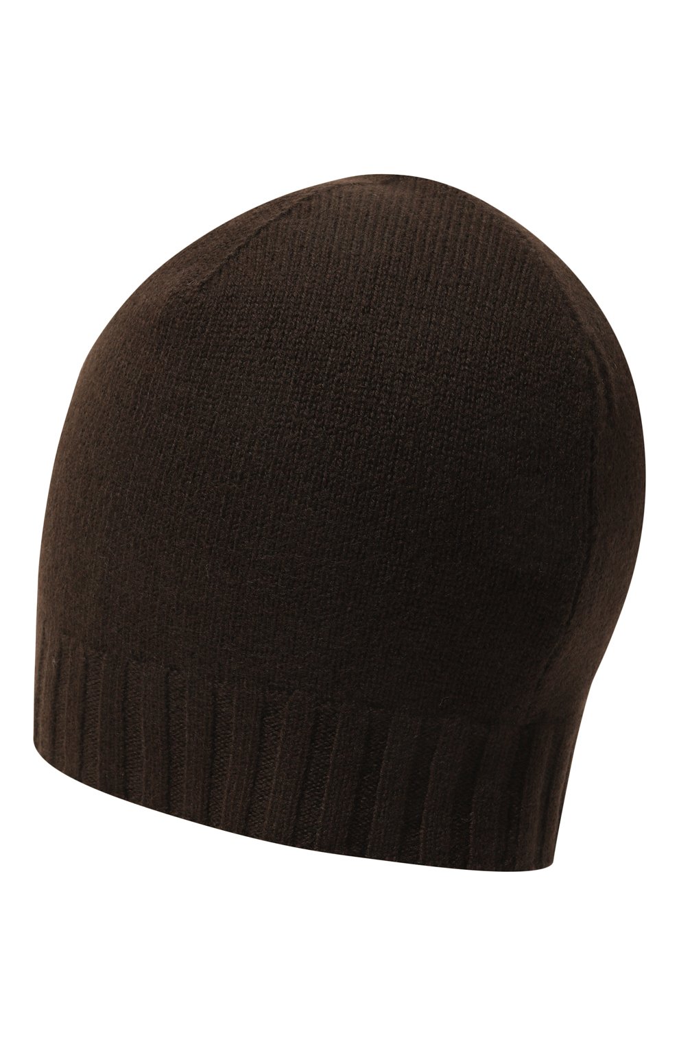 Женская шерстяная шапка JIL SANDER коричневого цвета, арт. J02TC0003/J14506 | Фото 3 (Материал: Текстиль, Шерсть; Материал сплава: Проставлено; Нос: Не проставлено)