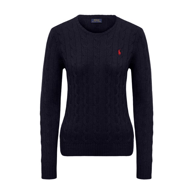 Шерстяной пуловер Polo Ralph Lauren Синий 211525764 5179554