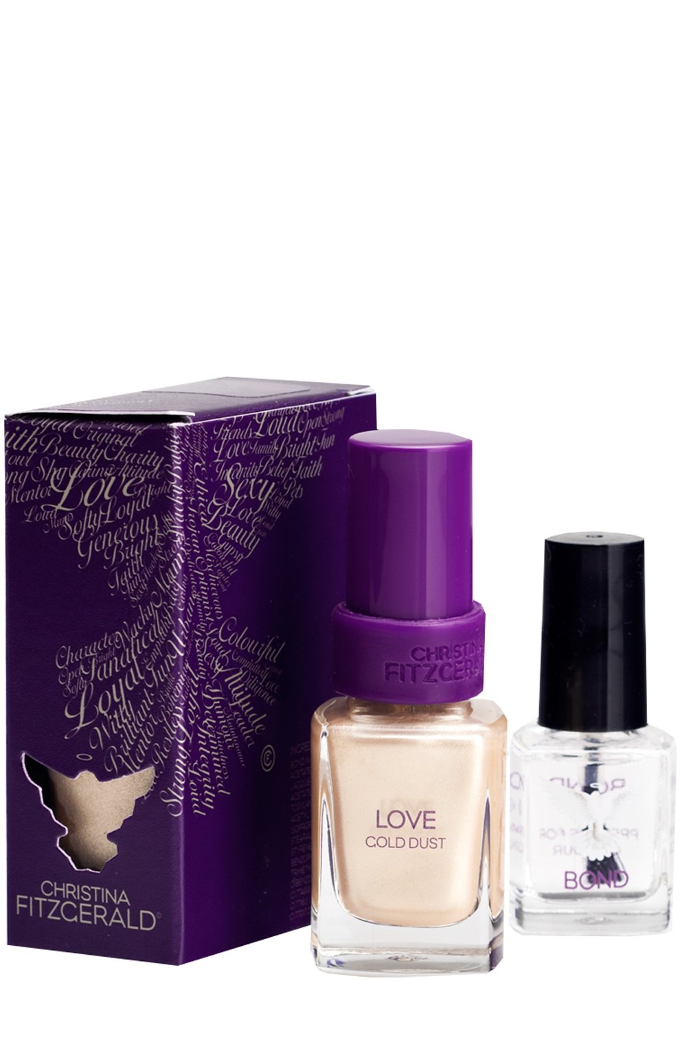 Лак для ногтей \Золотая пыль\" LOVE Gold Dust + BOND" CHRISTINA ...
