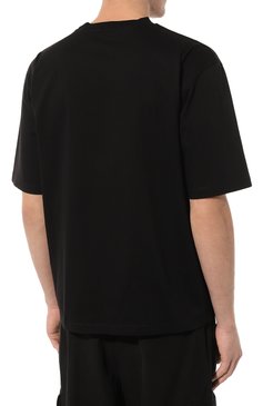 Мужская хлопковая футболка DSQUARED2 черного цвета, арт. S74GD1191/S23009 | Фото 4 (Рукава: Короткие; Длина (для топов): Стандартные; Стили: Гранж; Принт: С принтом; Материал сплава: Проставлено; Материал внешний: Хлопок; Драгоценные камни: Проставлено)