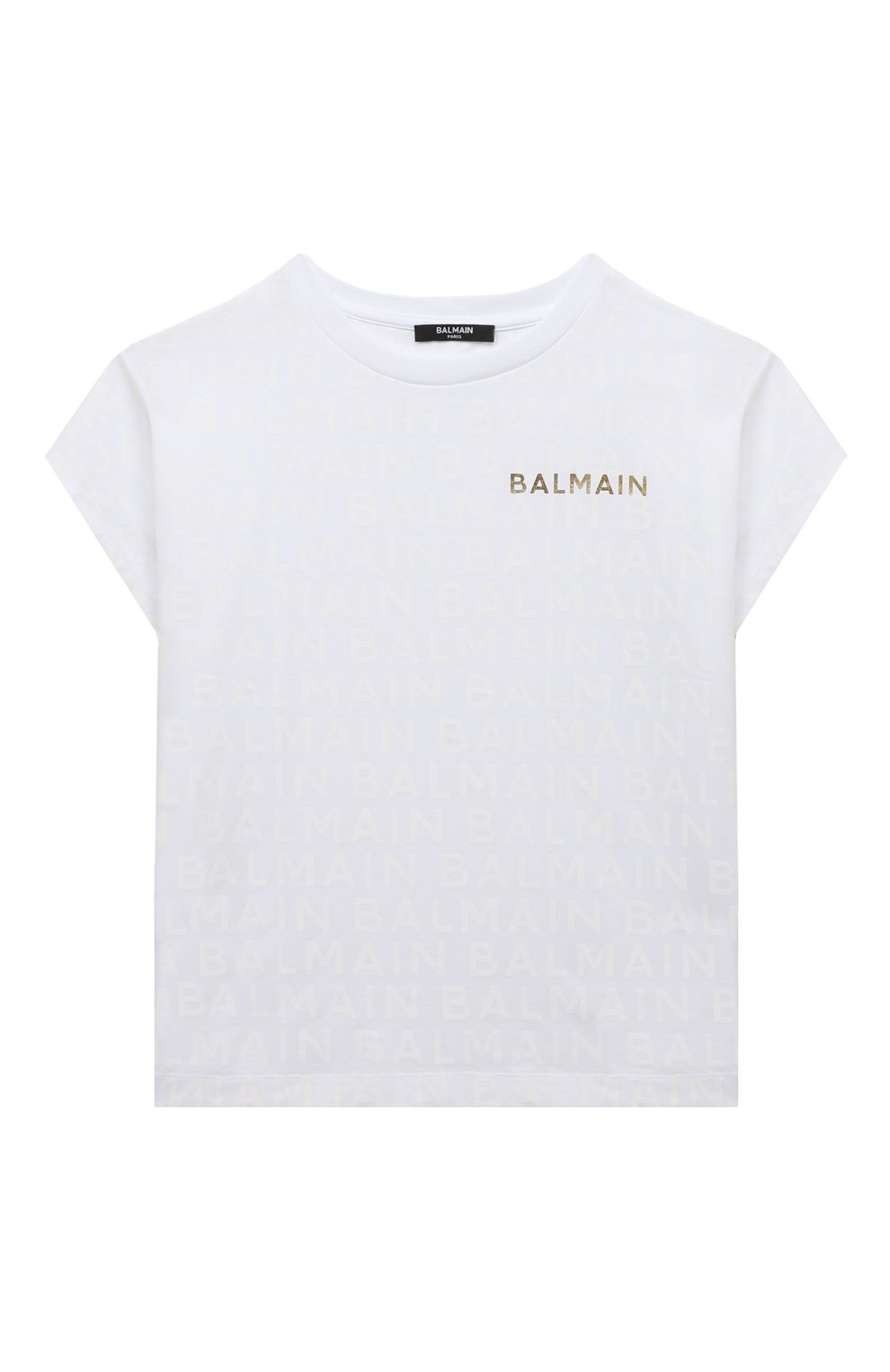 Хлопковая футболка Balmain BT8A61